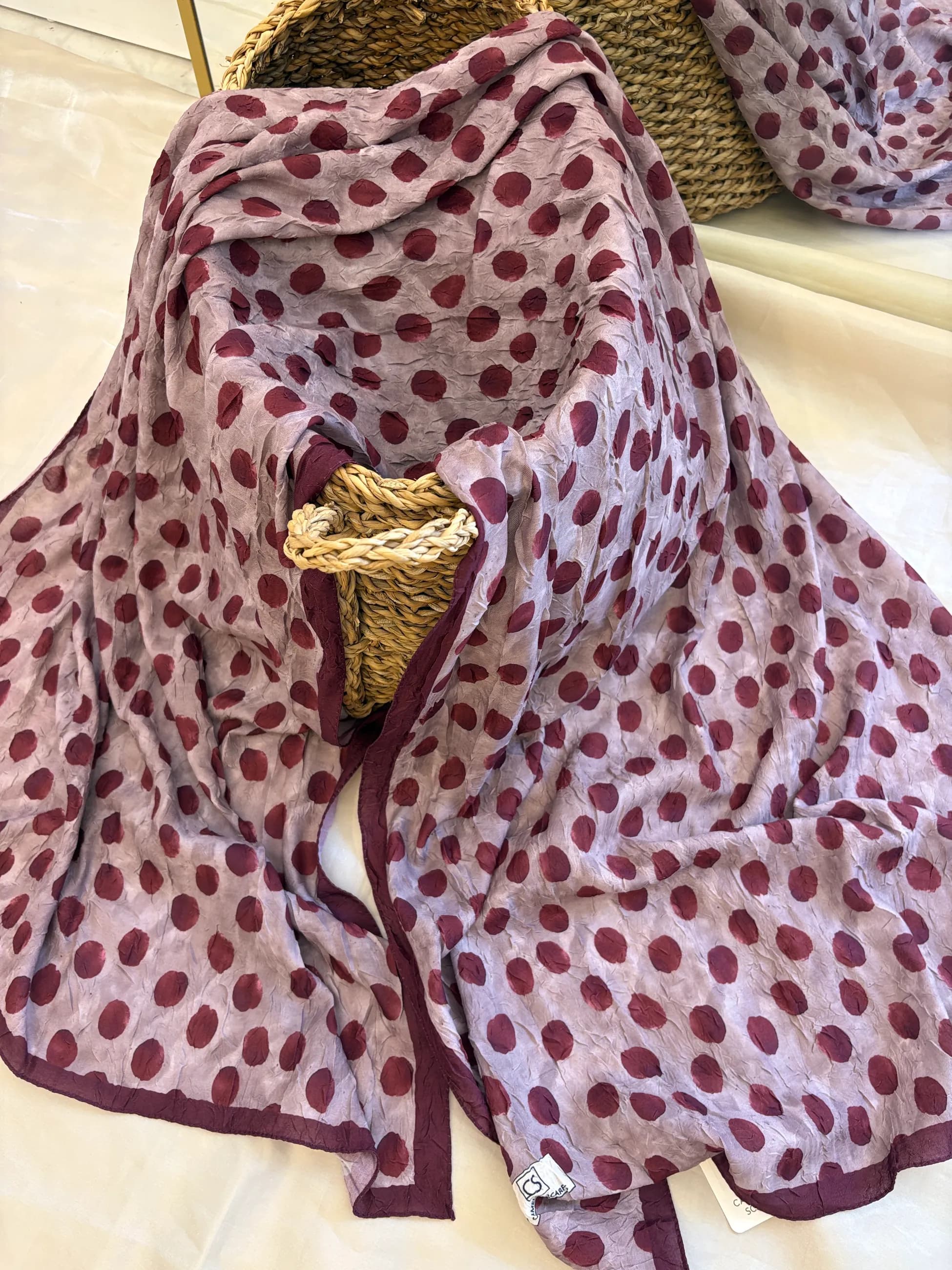 Soft Kraş Polka Şal