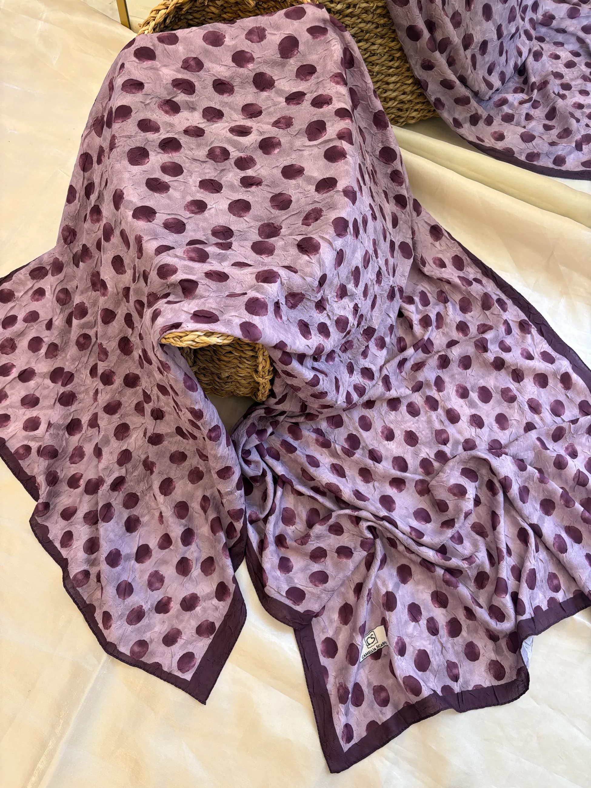 Soft Kraş Polka Şal
