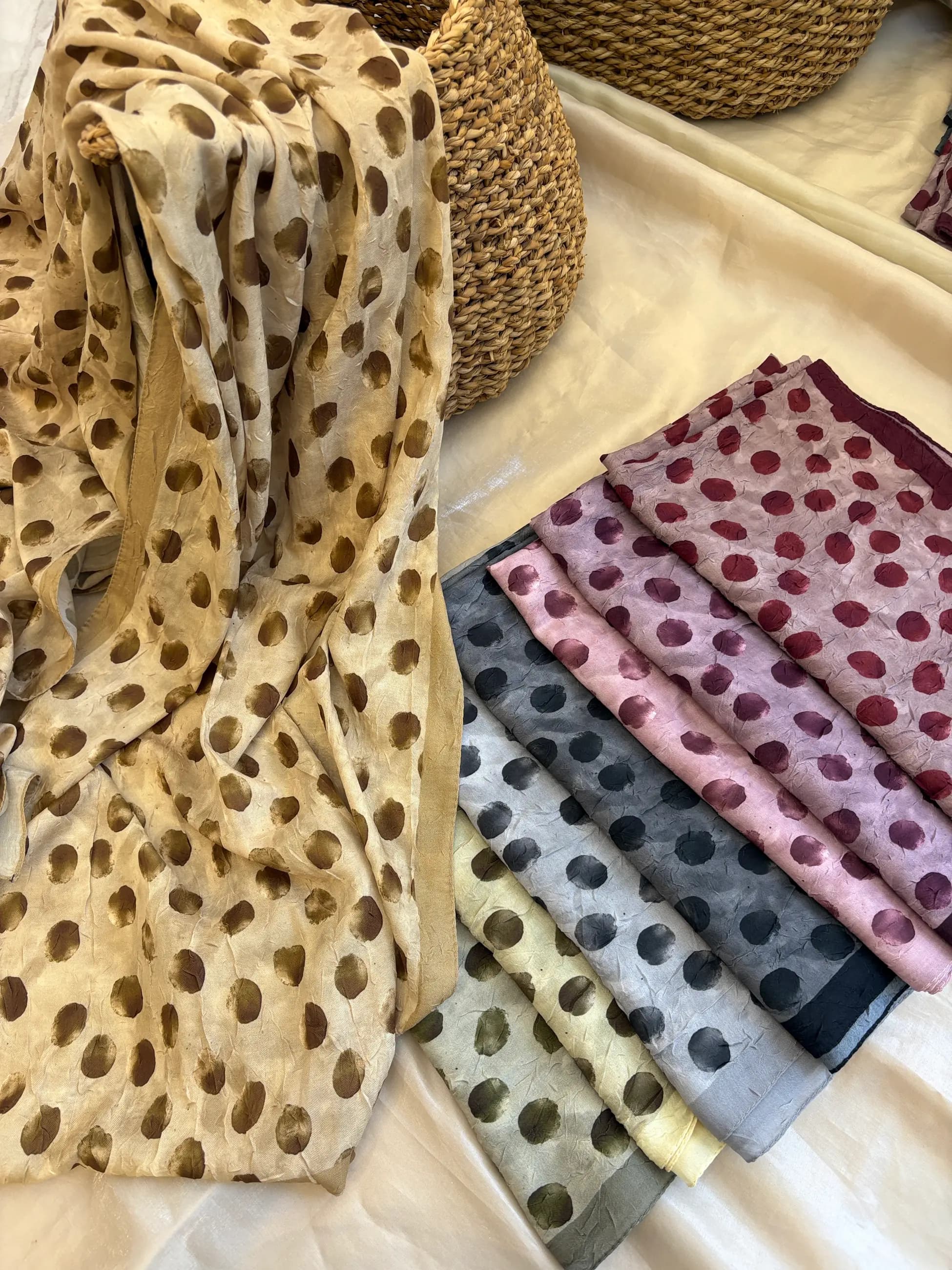 Soft Kraş Polka Şal