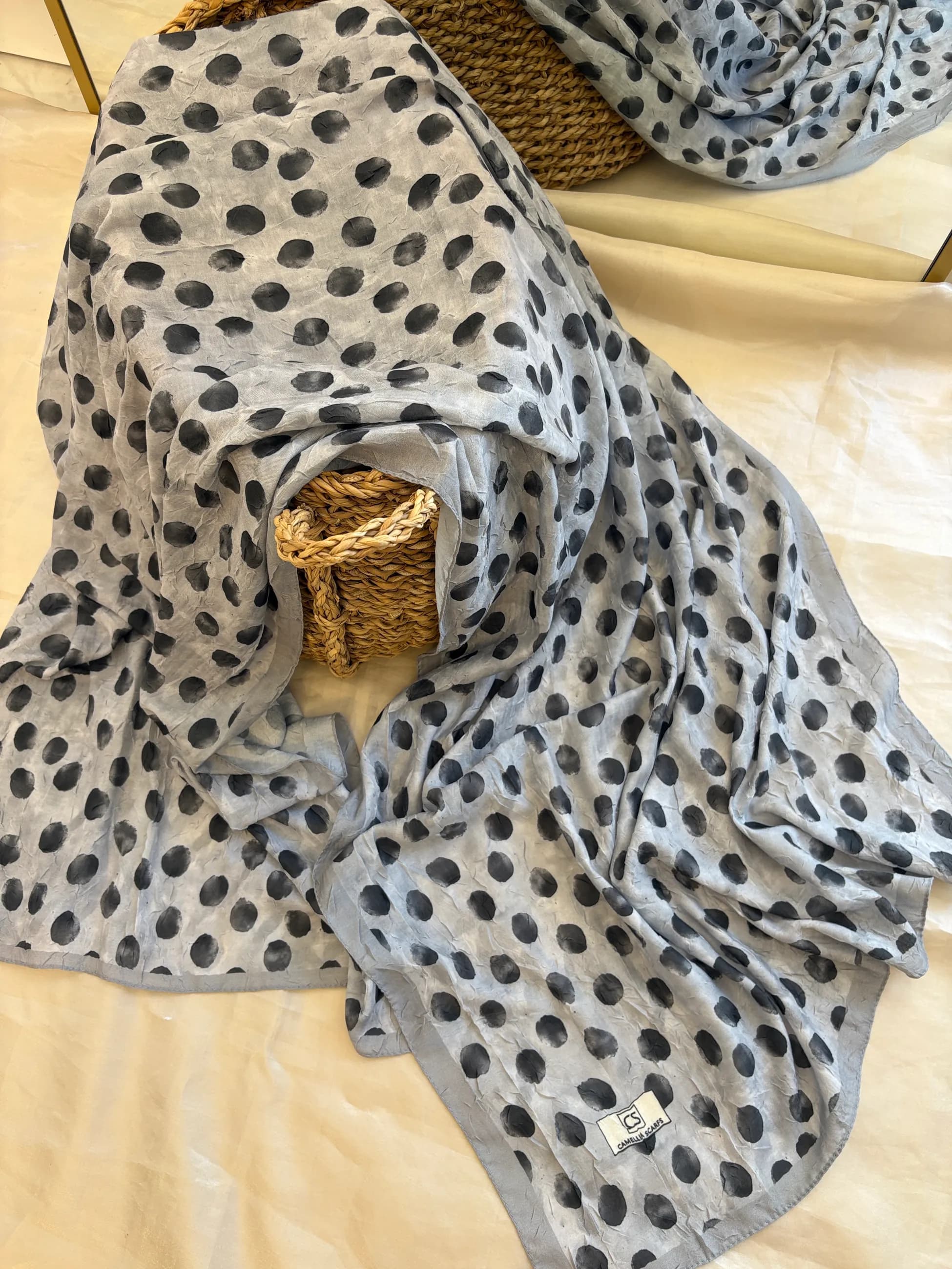 Soft Kraş Polka Şal