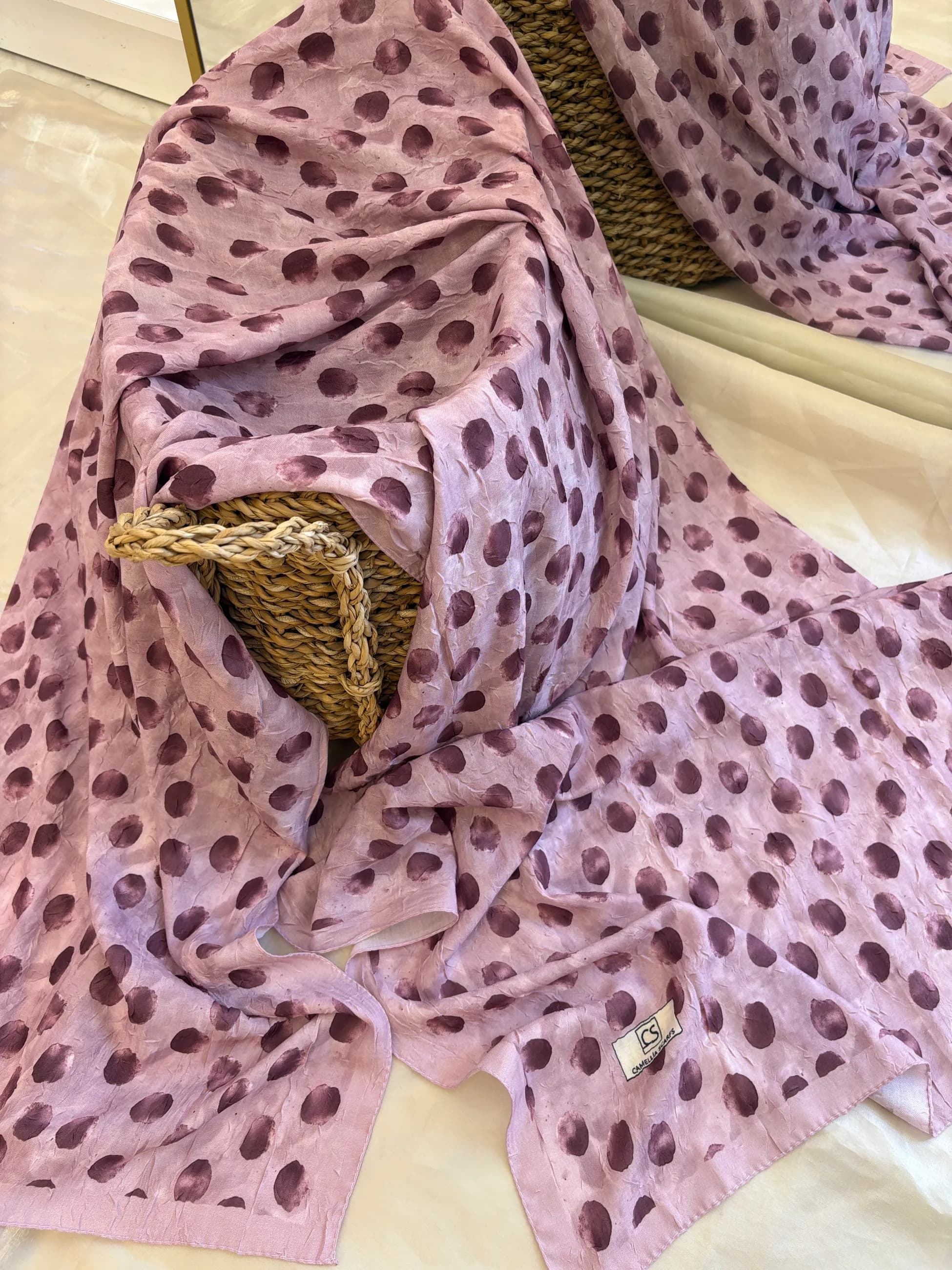 Soft Kraş Polka Şal