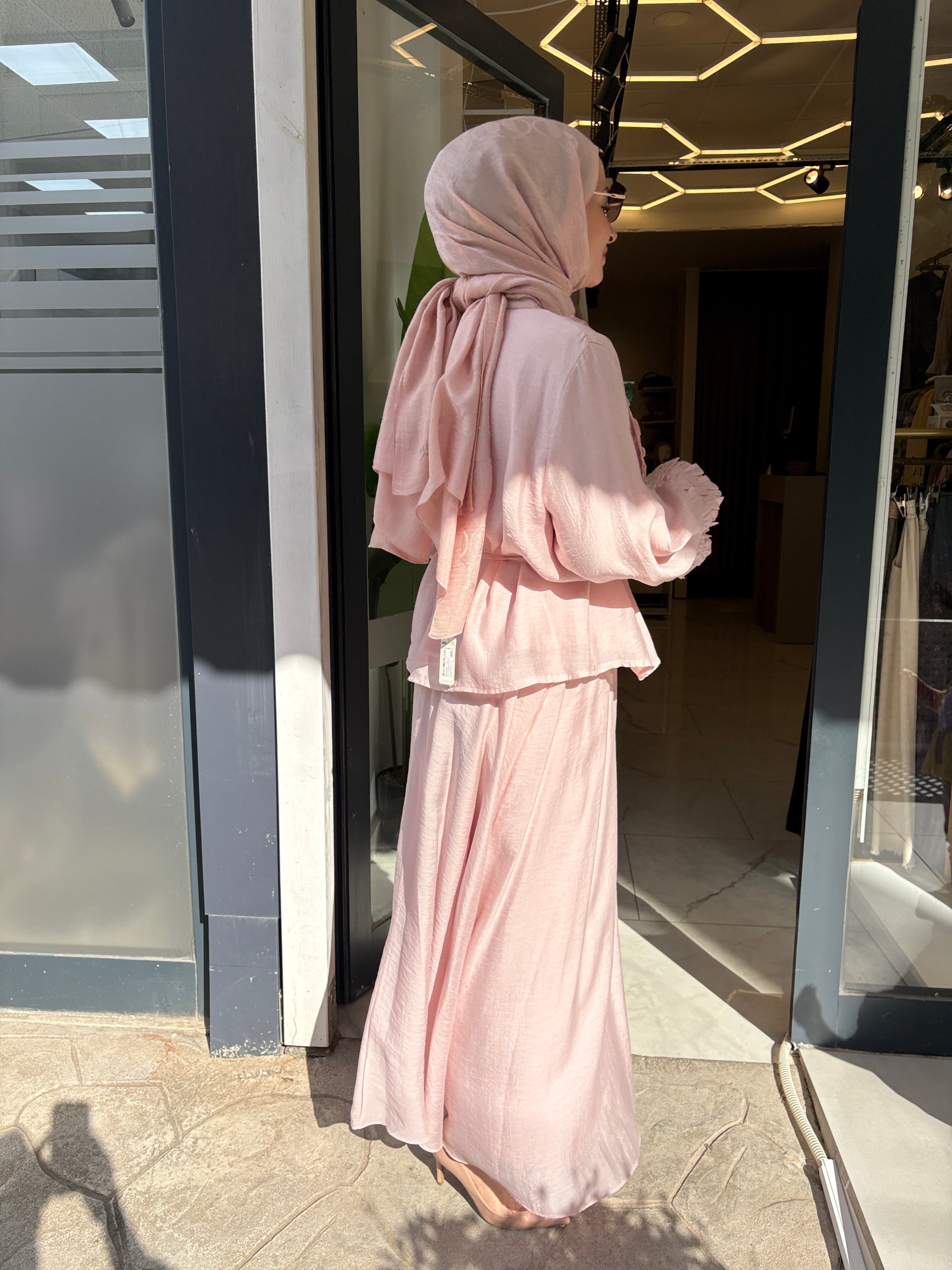 Pembe etekli takım