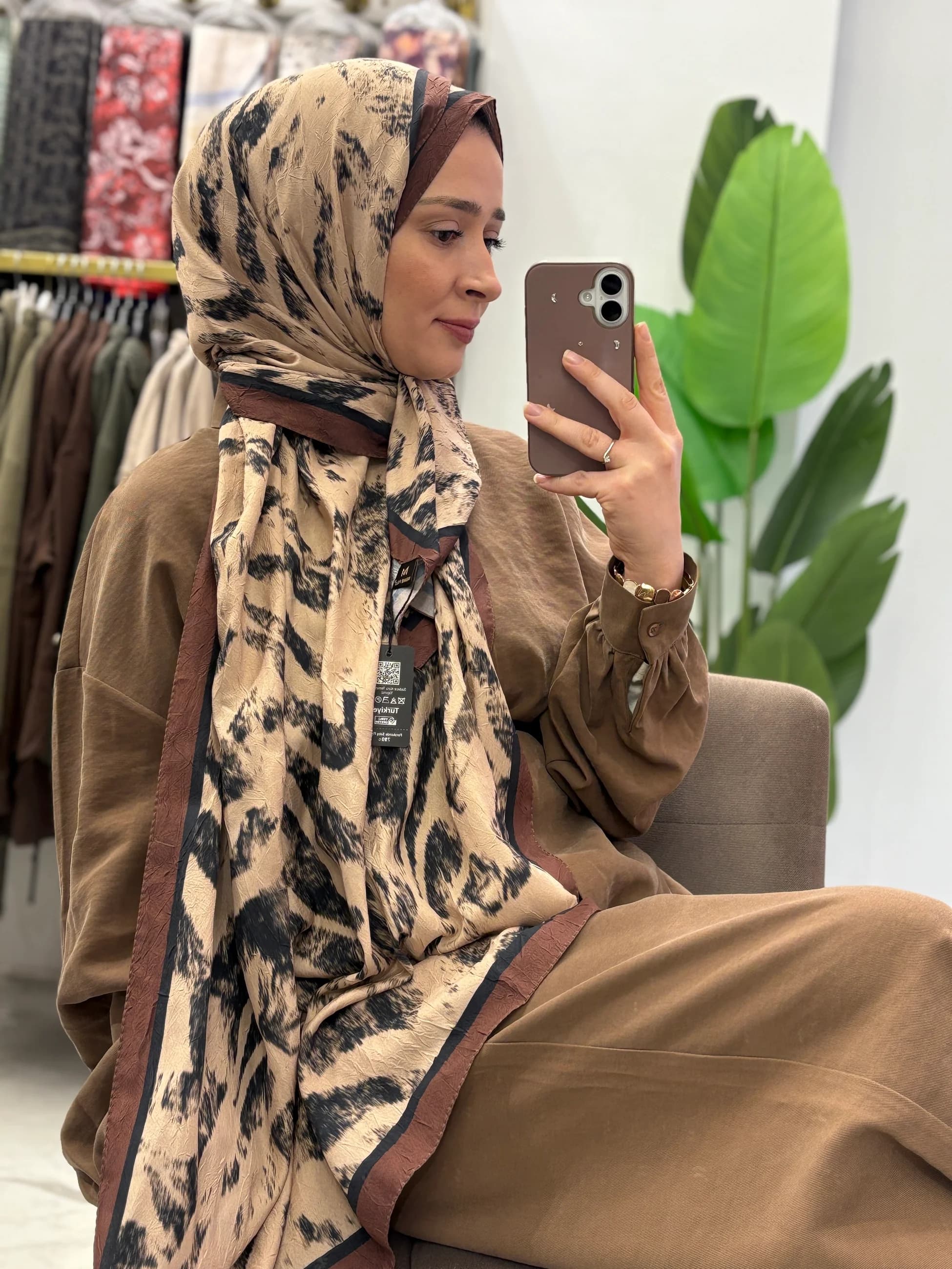 Madame Polo Dijital Bambu Şal