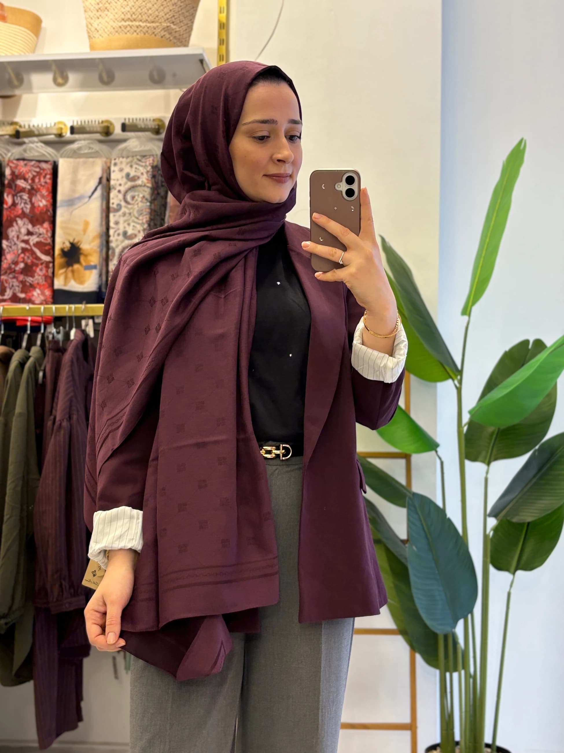 Silkhome Liva Monogram Desen Şal